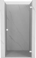 Mexen Lunar-B varstomos dušo durys dešinės 75 cm, permatomos, baltos - 832-075-000-20-00-P