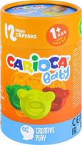 Carioca Misiaki Baby kreidelės vaikams nuo 1 metų, 12 vnt.
