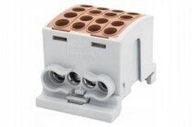 Jungiamoji šyna F-elektro Hlk 100a-4, 1x25/3x16mm², ruda