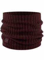 Buff Norval Merino Wool kaklo mova - bordo spalvos