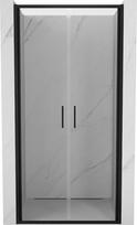 Mexen Exo dvigubos varstomos dušo durys 70 cm, skaidrios, juodos - 814-070-000-70-00