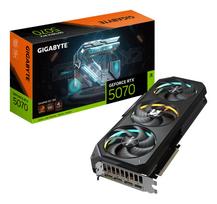 GIGABYTE Graphics Card||NVIDIA GeForce RTX 5070|12GB|GDDR7|192 bit|PCIE 5.0 16x|GPU 2625 MHz|Triple-slot Fansink|1xHDMI|3xDisplayPort|GV-N5070GAMINGOC-12GD
