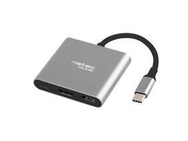 NATEC Multi-Port Fowler mini USB-C PD, USB 3.0, HDMI