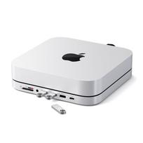 Satechi Stand and Hub Mac Mini/Studio NVMe SSD Enclosure with front ports for expanded storage and connectivity