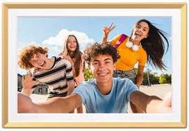 Arzopa Digital Photo Frame D14 Golden, Gold