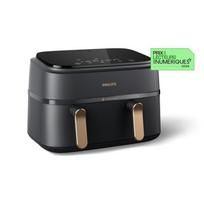PHILIPS Airfryer NA352 00 Dual Basket 9L 2750W black copper (NA352/00)