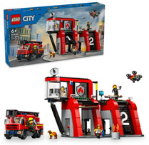 Lego 60414 City Fire Station with Ladder Truck