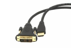 Gembird HDMI-DVI male-to-male cable with gold-plated connectors, 1.8m