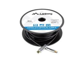 LANBERG hDMI cable v2.0 M/M 10m optical AOC black