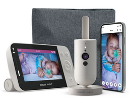 PHILIPS Avent Connected Video Baby Monitor SCD953/26, Gray
