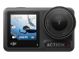 DJI Action 4 Adventure Combo Action Camera, black