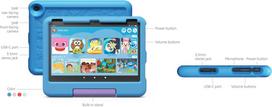 Amazon Fire HD 10 Kids, 13th Gen, 32GB, 10.1", Pink