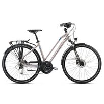 Bicycle ROMET Gazela 8, gray-blue (M)