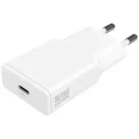 4smarts Cable Set PDPlug Slim 20W GaN USB-C Wall Charger + 1.5m USB-C Cable, white