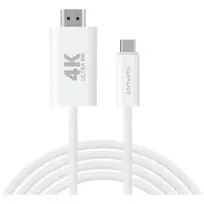 4smarts 2m White USB-C to HDMI Cable