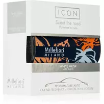 Millefiori Milano Icon Car Air Freshener White Musk Floral Fabric
