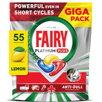 Indaplovių kapsulės Fairy Platinum Plus, 55 vnt.