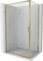 Mexen Exo 130 x 80 cm stumdomas dušo kabina, permatoma, auksinė - 8151-130-080-50-00