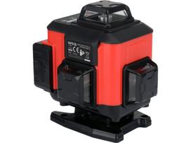 4D žalias lazerinis nivelyras statybos ir montavimo darbams 16 linijų elektroninis kompensatorius 30m IP54 3.7V 3600mAh YT-30424 YATO