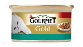 Šlapias kačių maistas Gourmet Gold, žuvis, 0.085 kg