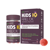 LYL Kids IQ Krill Oil maisto papildas, 30 guminukų