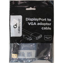 IŠPARDAVIMAS. Gembird DisplayPort to VGA adapter cable Black | Gembird Adapter cable | DisplayPort | VGA | PAŽEISTA PAKUOTĖ | A-DPM-VGAF-02SO
