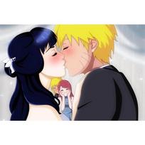 Visas apvalus „pasidaryk pats“ deimantinis paveikslas Naruto berniuko ir mergaitės meilės paveikslas Anime siuvinėjimas kryželiu 20X30CM
