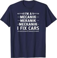 Aš esu mechanikas Aš taisau automobilius Automobilių mechaniko idėjos marškinėliai Unisex T-shirt S
