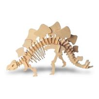 Stegozauro dinozauro skeleto medinė dėlionė