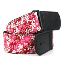 Retro gėlių rašto liaudies medinė elektrinės gitaros diržas, praplatintas ir sutirštintas, universalus bosinės gitaros diržas, gitaros priedai blue