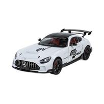 1/24 Benzs-GT GTR Lydinio Sportinio Automobilio Modelis Diecast & Žaislinės Transporto Priemonės Metalinis Lenktyninio Automobilio Modelis Aukštos Simuliacijos Garsas ir Šviesa Vaikų Dovana balta