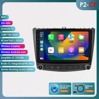 Hizpo 4G Išmanusis Autoradio 2Din Android 14 Automobilio Radijas Lexus IS250 IS300 IS200 IS220 IS350 Multimedijos Vaizdo Grotuvas Navigacija GPS Galvos Vienetas P2CP 4Core 2G 32G AI