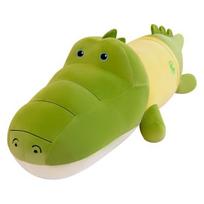 Krokodilo pliušinis žaislas Ilga pagalvė apkabinimui Atraminė juosmens ir nugaros pagalvė Minkšta odai draugiška miego pagalvė vaikams ir suaugusiems 50cm Crocodile