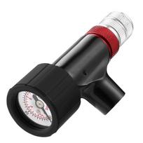 CO2 Bike Tire Inflator CO2 Tyre Filler Air Pumps with Pressure Gauge Quick Pumping Bicycles Pump CO2 Tyre Filler 1