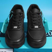 Juodi vasariniai kvėpuojantys padavėjo batai studentiški kvėpuojantys storapadžiai batai 39 standard sneaker size