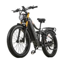 BURCHDA-HC26PRO elektrinis dviratis suaugusiems, 1500W variklis, 48V 30AH baterija, 26’ pločio visureigio padangos, kalnų ir sniego elektrinis dviratis, visureigis dviratis