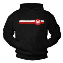 26 Pullover Poland Eagle Motif Shirt Hooded Football Shirt with Polish Flag- Unisex T-Shirt XXXL