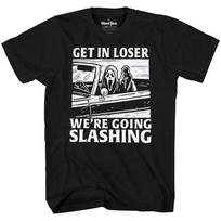 Scream Ghost Face We're Going Slashing 100% Cotton T-shirt Mens Tees Top L