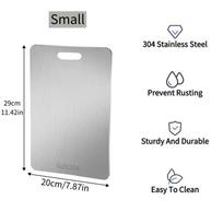 Kitchen cutting board, double-sided food-grade titanium cutting board, used for cutting meat, fruits and vegetables