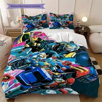 Mobile Suit Gundam Print Soft Comfortable Duvet Cover, Children's Bedding Set Gift, Various Sizes Available LXR107 135x200cm