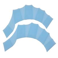 Silicone Swimming Freestyle Rowing Palm Trainer for Male and Female Adolescents Swimming Equipment dangaus mėlyna spalva