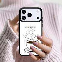 Science Chemistry Caffeine Phone Case For Apple iPhone 17 Air 16E 15 14 Plus 13 12 11 Pro Max Mini Funda Cover iPhone 16e