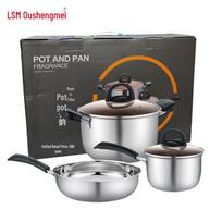 OSM European Style 5-Piece Cookware Set
