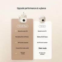 EDIFIER TO-U3Plus True Wireless Bluetooth Half-in-Ear Earbuds