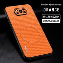 For Xiaomi Poco X3 Pro Case Luxury Car Magnetic Holder Phone Case For Poco X3 NFC PocoX3 Pro TPU Silicone Shockproof Back Cover For Poco X3 oranžinė