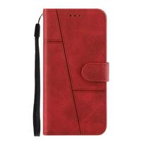 For Xiaomi Redmi Note 15 Pro 4G Case Flip Wallet Book Cover For Funda Xiaomi Redmi Note 15 Pro 4G Protection Phone Case Coque Redmi note 15 Pro 4G raudona