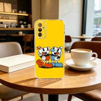 P-Popular C-Cuphead Game  Phone Case For SamsungA10,12,20,21S,30,31,40,50,51,52,70,71 Transparent Cover Samsung a21s