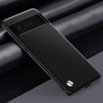 For Google Pixel 6 Pro Case Luxury PU Leather Phone Case For Google Pixel 6A 6 A Pixel6 Pro 6Pro Back Cover Silicone Protection For Pixel 6 matinė juoda spalva