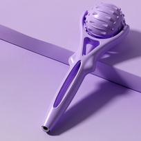 Multi-Purpose Handheld Massage Roller, Acupoint Design for Muscle Pain Relief, Lightweight Self-Care Tool for Body violetinė