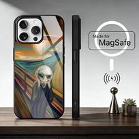 Edvard Munch The Scream Art   Phone Case For iPhone17,16,15,14,13,12,11 Plus,Pro Magnetic with Magsafe Wireless Charging iPhone14Plus